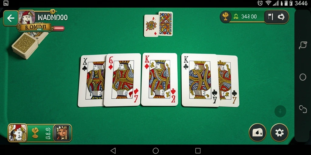 Tampilan gameplay seru dalam permainan Domino 3446.