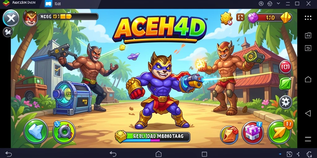Gameplay seru ACEH4D dalam misi arcade yang menantang.