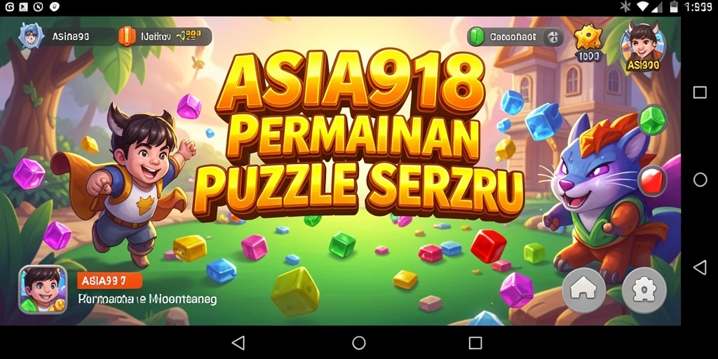 Tampilan menarik dari gameplay ASIA918 dengan berbagai puzzle.
