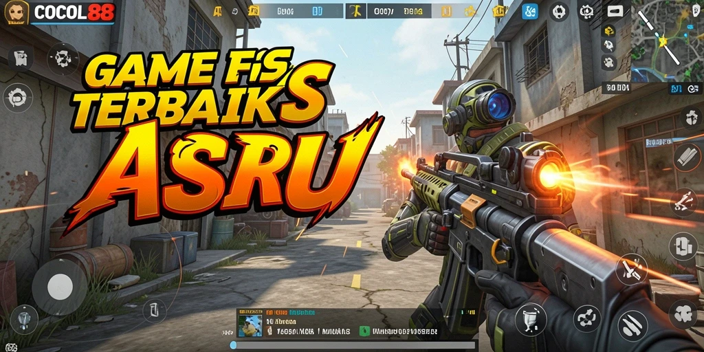 Tampilan screenshot COCOL88 menampilkan aksi gameplay FPS yang mendebarkan.