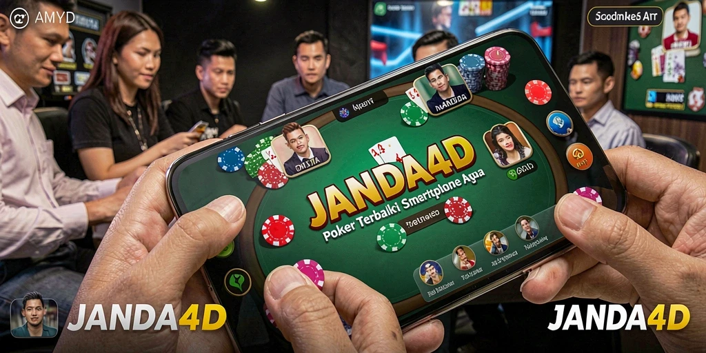 Tampilan seru gameplay poker di JANDA4D penuh tantangan.
