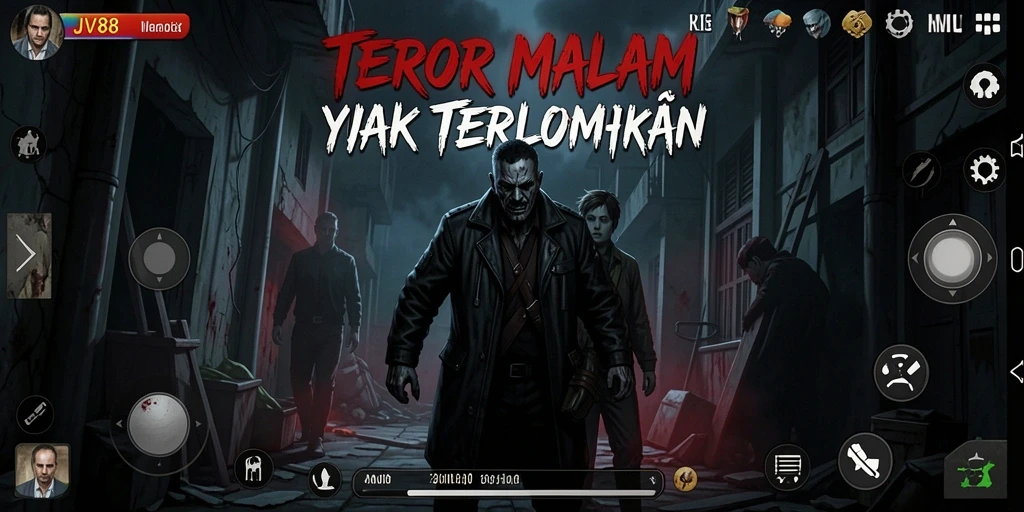 Tangkapan layar seram dari gameplay JV88 yang penuh ketegangan.