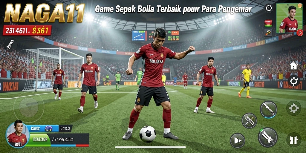 Tampilan gameplay NAGA11 yang dinamis dan menarik.