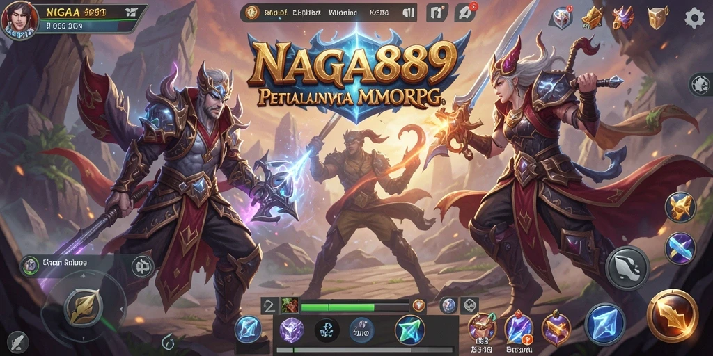 Tampilan gameplay NAGA889 yang menakjubkan dan penuh aksi.
