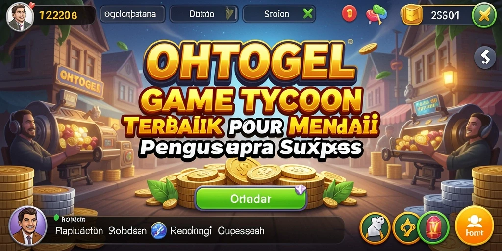 Screenshot OHTOGEL menampilkan gameplay inovatif dalam Tycoon.