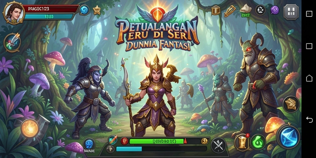 Tampilan screenshot PRAGMATIC123 menampilkan aksi pertarungan yang mendebarkan dalam dunia RPG.