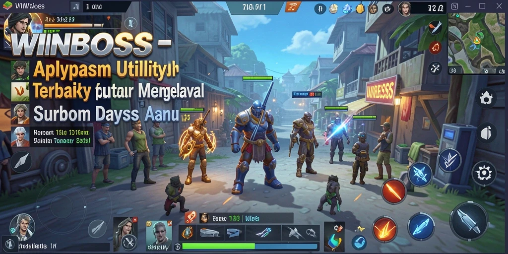 Screenshot utama WINBOSS menunjukkan antarmuka pengguna yang intuitif dan fitur-fitur unggulan.